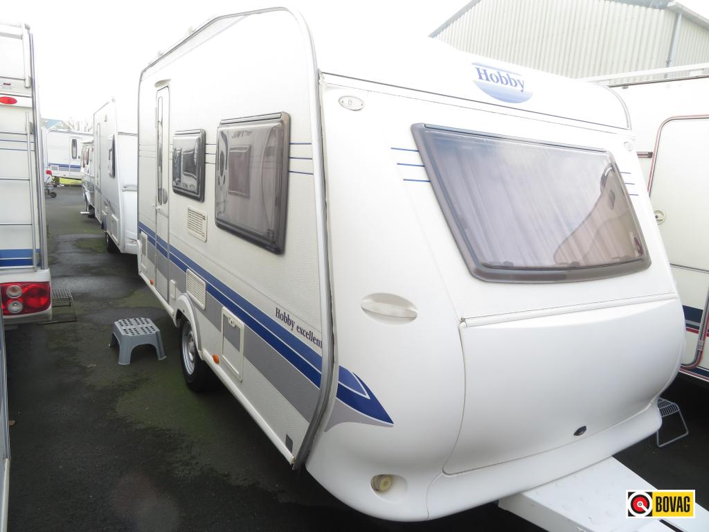 Hobby Excellent 400 SF, Caravans en Kamperen, Caravans, Hobby, Treinzit, Schokbreker, Tot en met 4