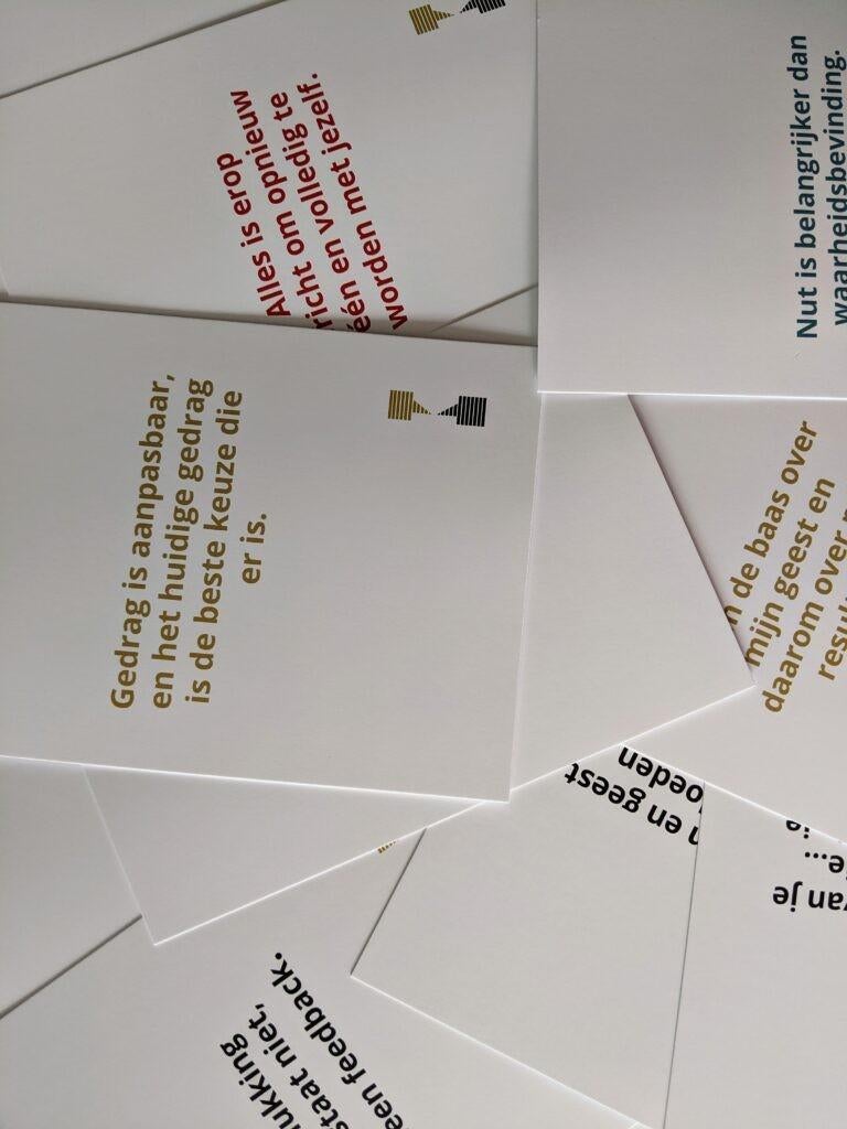 NLP vooronderstellingen kaartenset, Verzenden, Nieuw, Persoonlijkheidsleer, Diverse