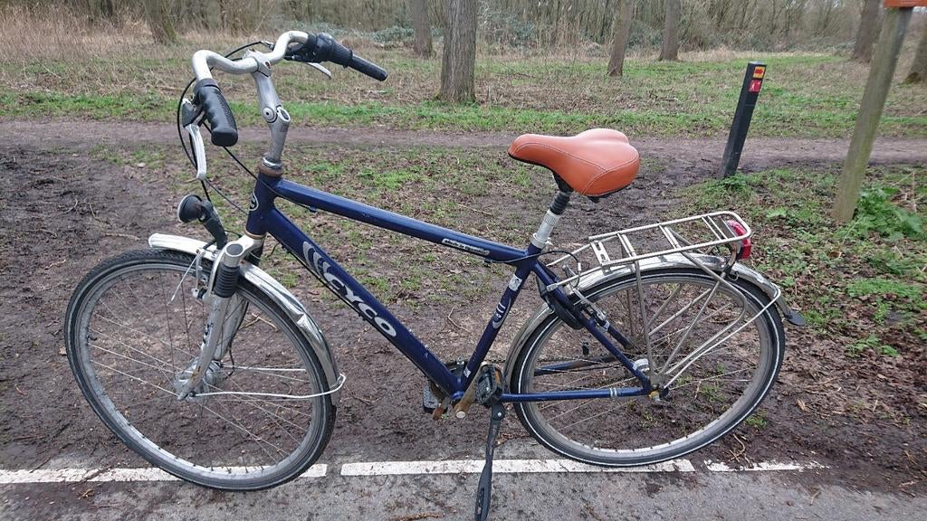 Cyco 7 gears 28 inch wheels framesize 51cm, 49 tot 53 cm, Ophalen, Gebruikt, Overige merken