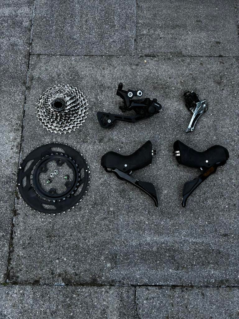 Shimano GRX 400 2x10 groepset onderdelen, Fietsen en Brommers, Fietsonderdelen, Gebruikt, Overige materialen, Overige typen, Ophalen of Verzenden