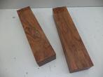 2 stukken palissander heften handvaten blanks draaihout, Ophalen of Verzenden, Nieuw