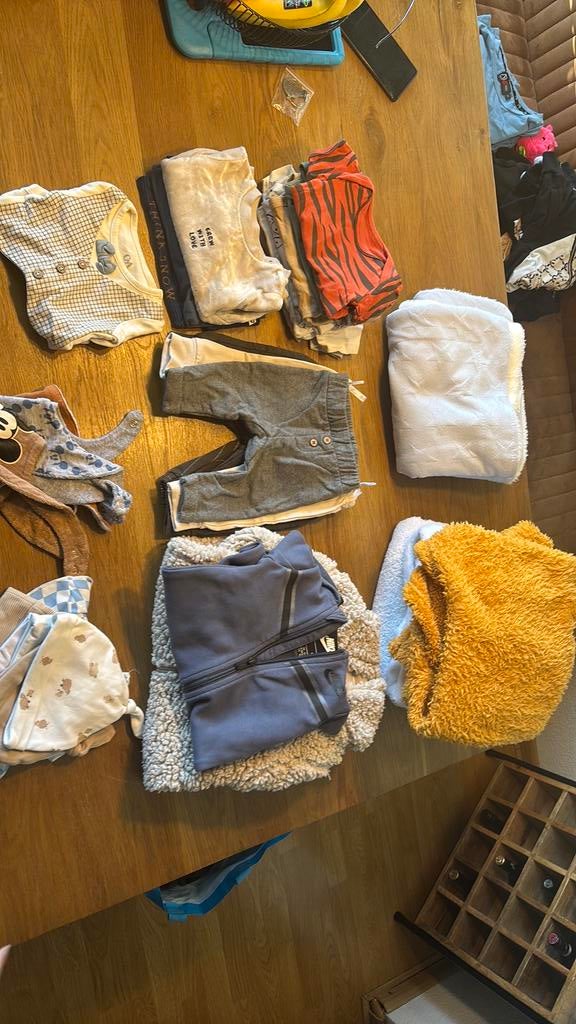 Kledingpakket maat 50/56 jongen, Ophalen, Zo goed als nieuw, Maat 50
