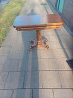 Twee antieke klaptafels   speel tafel biedermeier, Ophalen