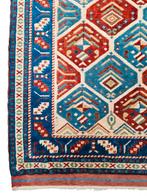 Handgeknoopt oosters Kars Kazak tapijt Anatolia 104x153cm, 100 tot 150 cm, Crème, Onbekend, Ophalen of Verzenden