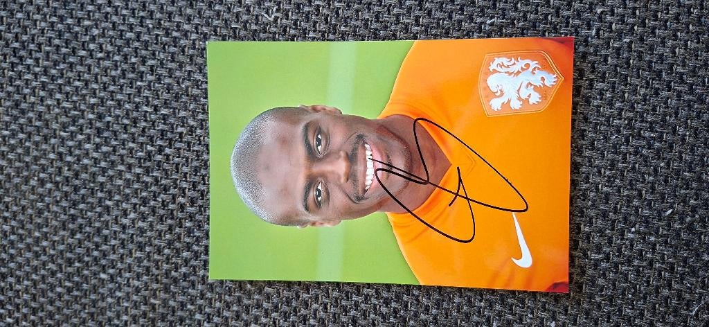 Foto met handtekening; Bruno Martins Indi #2 Feyenoord, Verzamelen, Ophalen of Verzenden, Nieuw, Feyenoord, Overige typen