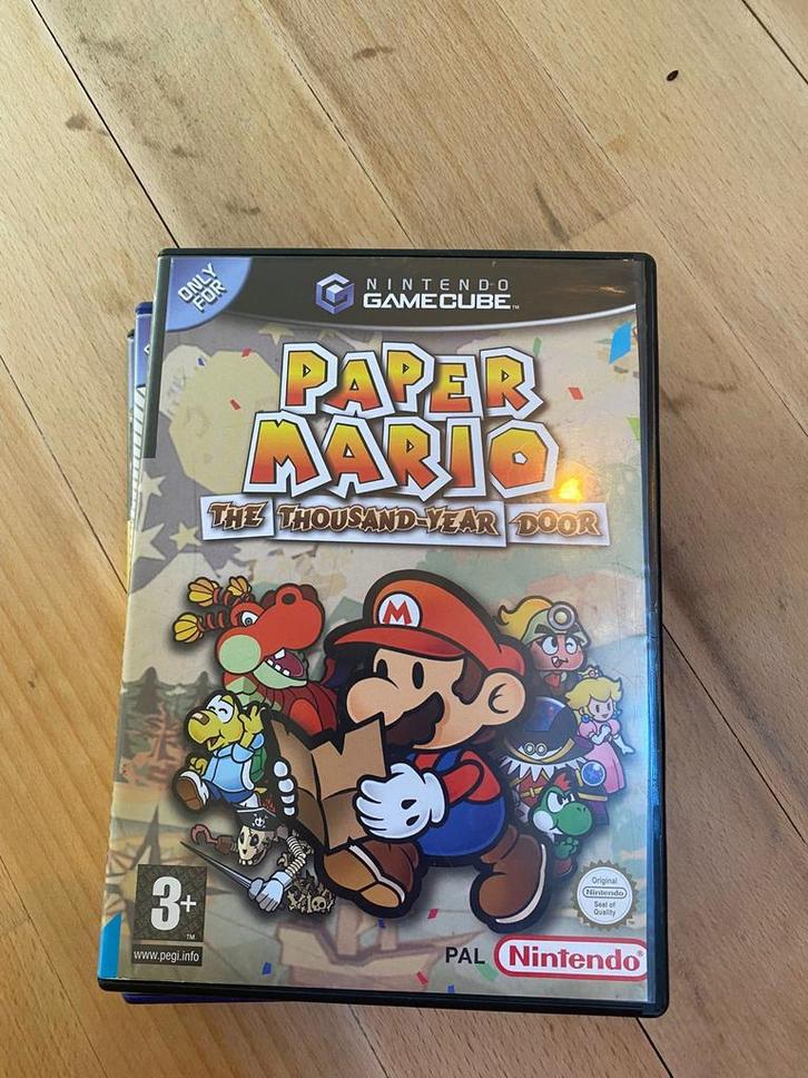 Paper Mario: The Thousand-Year Door - GameCube, Spelcomputers en Games, Games | Nintendo GameCube, Gebruikt, Role Playing Game (Rpg)
