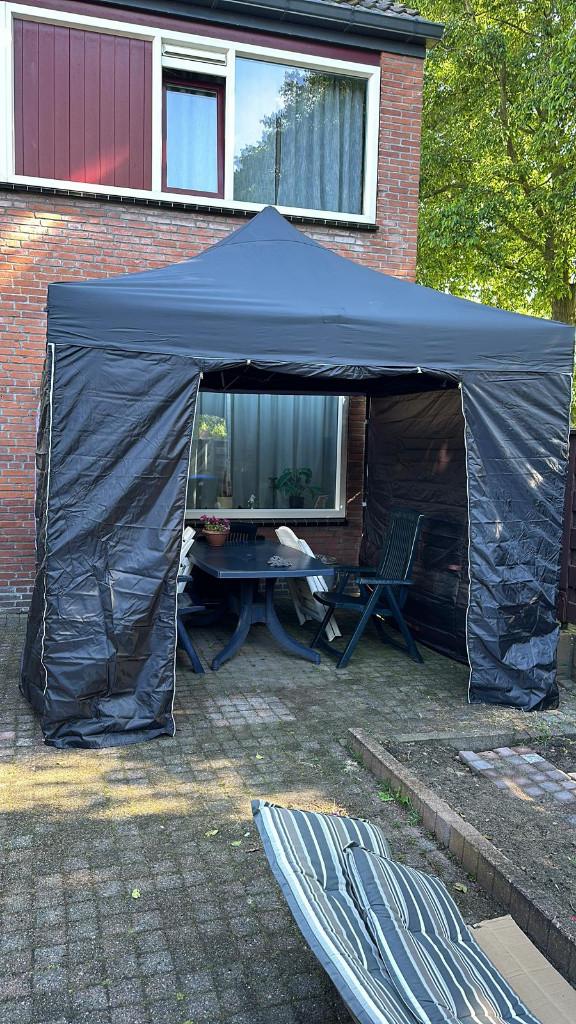 LifeGoods Partytent - 3x3 m - Zijwanden - Easy Up, Ophalen, Zo goed als nieuw