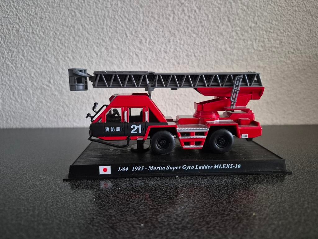 Morita Super Gyro Ladder MLE5-30 brandweerwagen model, Ophalen of Verzenden, Auto