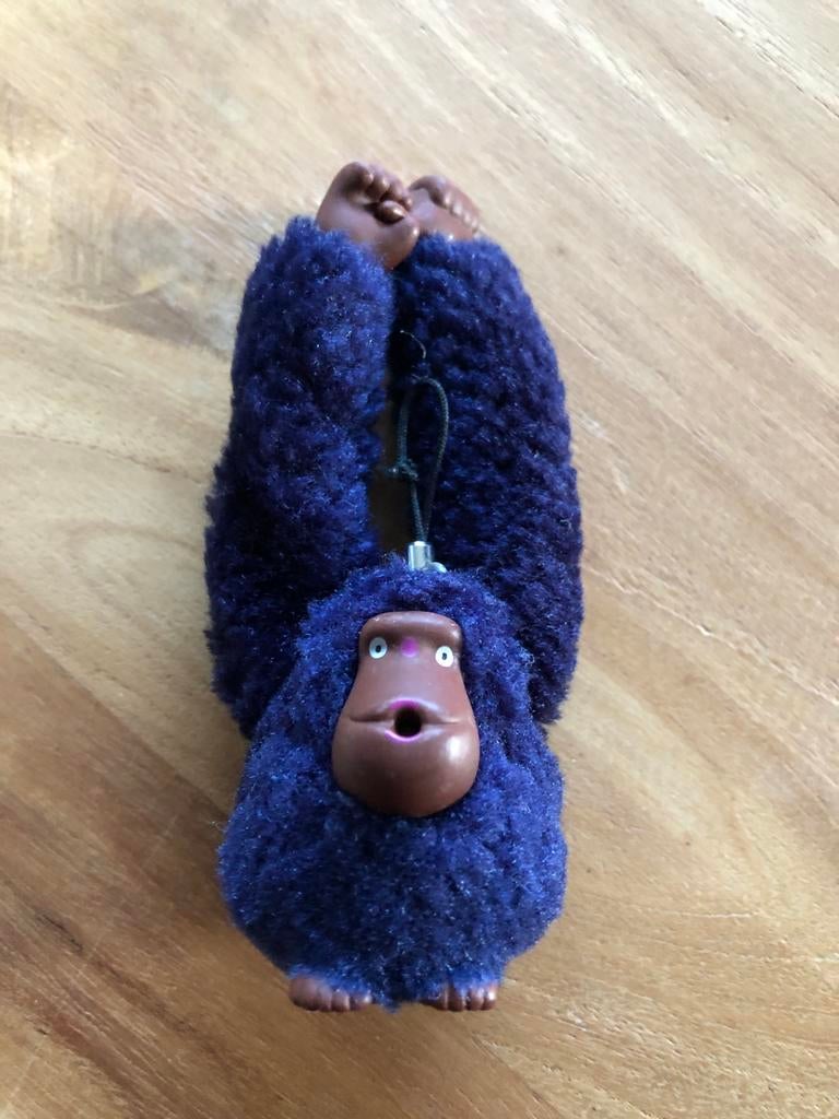 Leuke blauwe Kipling aap sleutelhanger/rugtashanger, Ophalen of Verzenden, Gebruikt, Jongen of Meisje