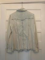 Nenette jeans blouse - Lichtblauwe denim blouse, Ophalen of Verzenden, Gedragen, Maat 38/40 (M), Blauw
