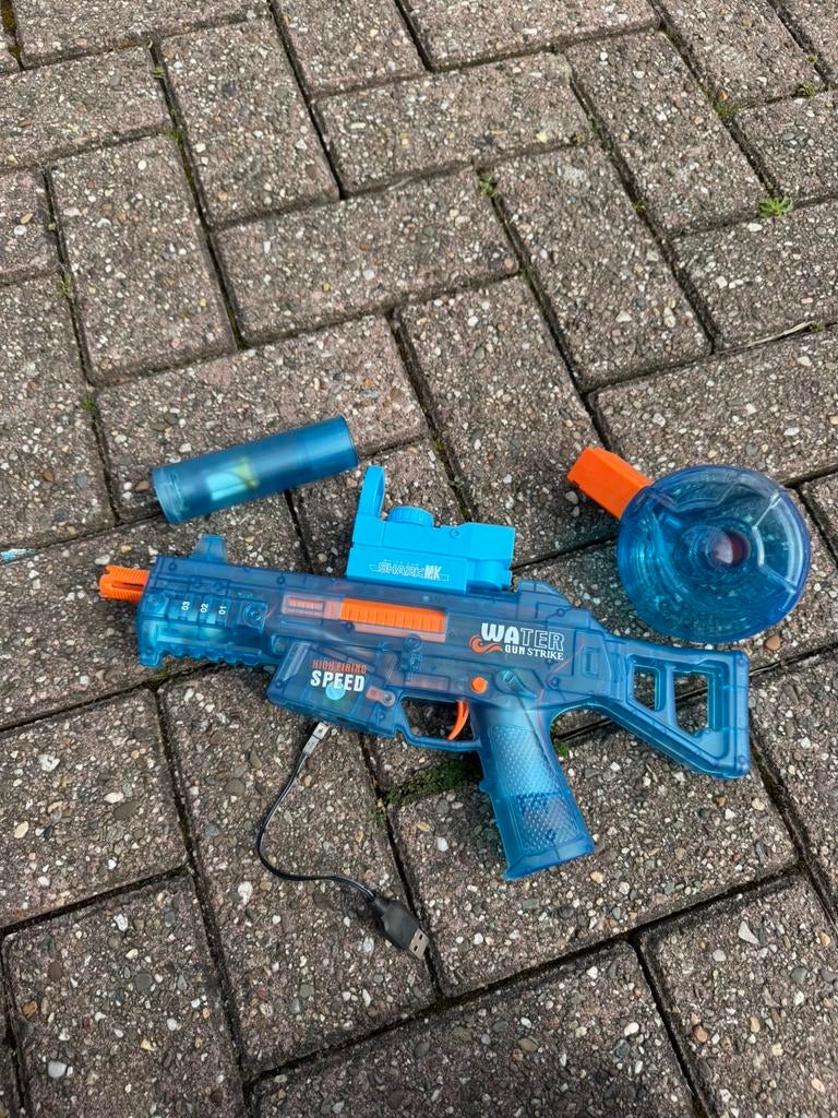 Automatisch waterpistool, blauw, sniper, Ophalen of Verzenden, Nieuw