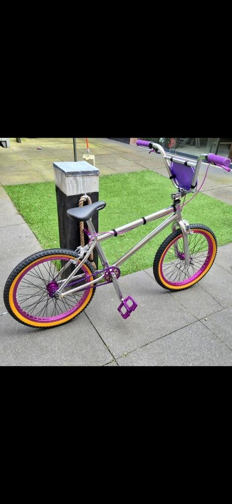 Bmx cross/stuntfiets, Ophalen, Chroom