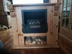 Houten schouw met gelhaard., Huis en Inrichting, Haarden, Ophalen, Gebruikt, Vrijstaande haard, Gelhaard