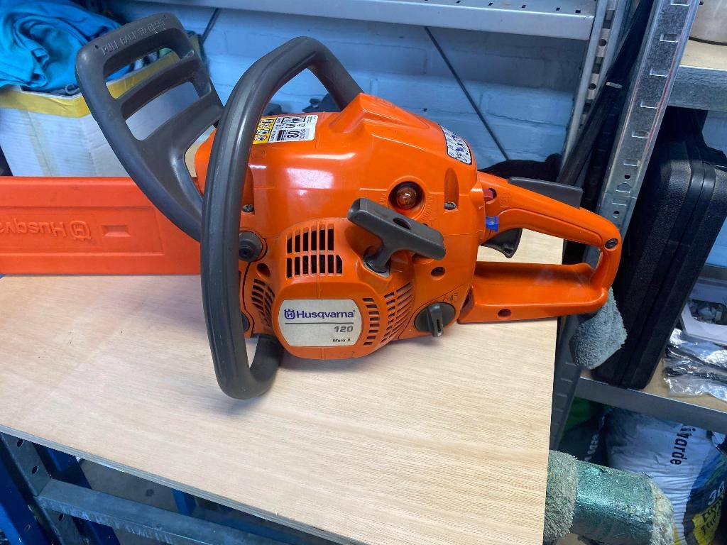 kettingzaag Husqvarna 120 MarkII, Tuin en Terras, Hand-tuingereedschap, Ophalen, Gebruikt, Overige soorten, Husqvarna