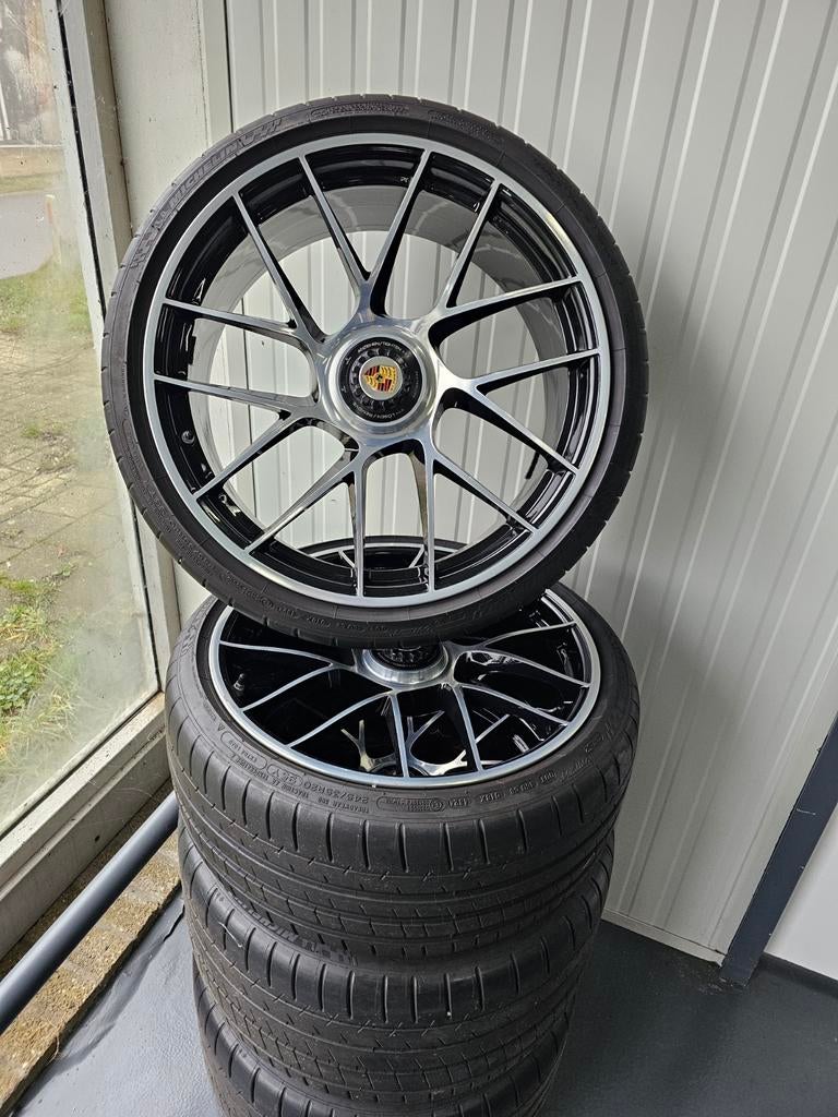 Porsche 991 Turbo S Centerlock Velgen, Auto-onderdelen, Banden en Velgen, Gebruikt, Velg(en), Ophalen of Verzenden, Personenwagen