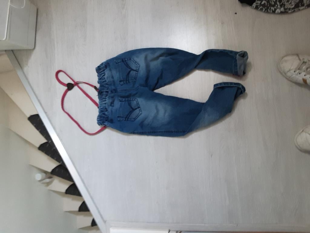 Spijkerbroekje, Kinderen en Baby's, Kinderkleding | Maat 116, Ophalen of Verzenden, Zo goed als nieuw, Meisje, Broek