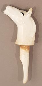 Vintage porseleinen Whiskyschenker Paarden hoofd, Ophalen of Verzenden