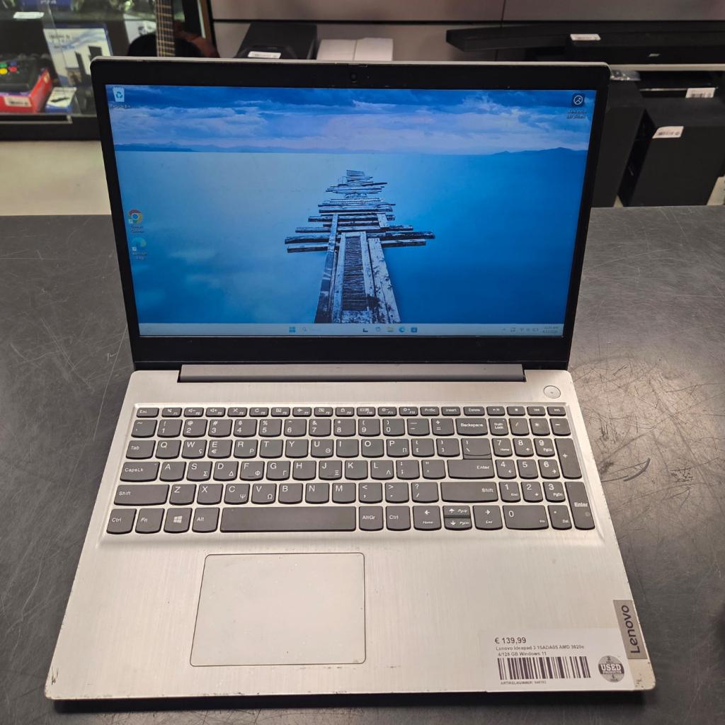 Lenovo Ideapad 3 15ADA05 AMD 3020e  4/128 GB Windows 11, Computers en Software, Windows Laptops, Lenovo, Zo goed als nieuw, Support@lenovo.com
