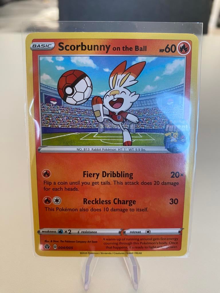 Scorbunny Futsal 2020 NM, Hobby en Vrije tijd, Verzamelkaartspellen | Pokémon, Ophalen of Verzenden, Zo goed als nieuw