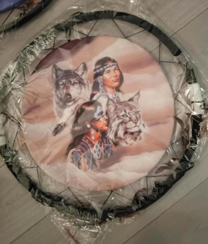 Nieuwe Dromenvanger 58cm - Native Americans & Dieren, Huis en Inrichting, Woonaccessoires | Overige, Nieuw, Ophalen of Verzenden