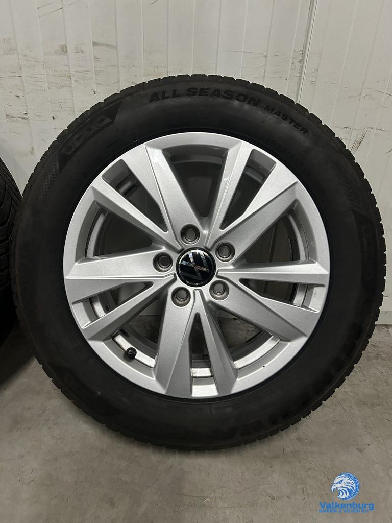 7mm! Originele VW Touran 5TA Karlstad 16 inch velgen 5x112 A, Gebruikt, -, Banden en Velgen, All Season