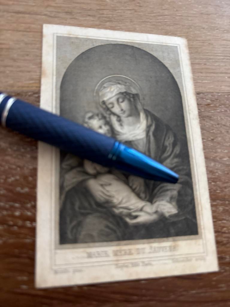 Zeer Oud 1866 Minderop Johannes Rotterdam Overschie, Ophalen of Verzenden, Bidprentje