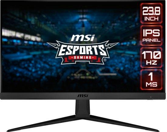 MSI G2412 Gaming Monitor – 24” 170Hz, Computers en Software, Monitoren, Zo goed als nieuw, 151 t/m 200 Hz, DisplayPort, HDMI, Gaming