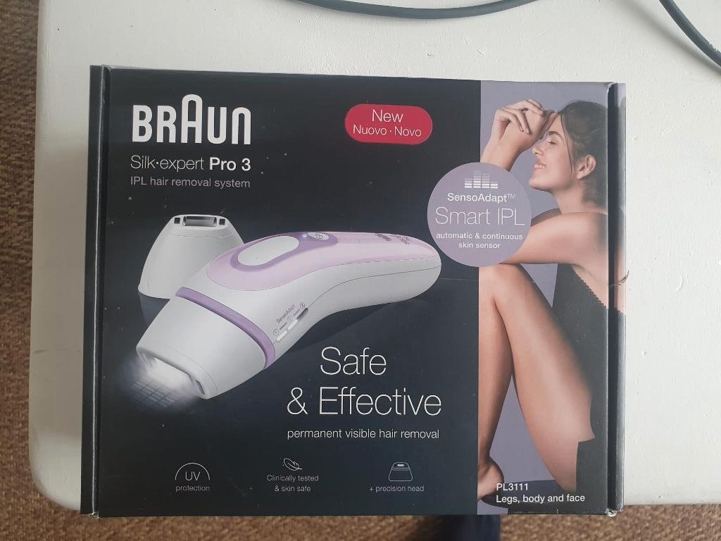 Braun Silk Expert Pro 3, Witgoed en Apparatuur, Persoonlijke-verzorgingsapparatuur, Ophalen of Verzenden, Nieuw, Scheren en Epileren