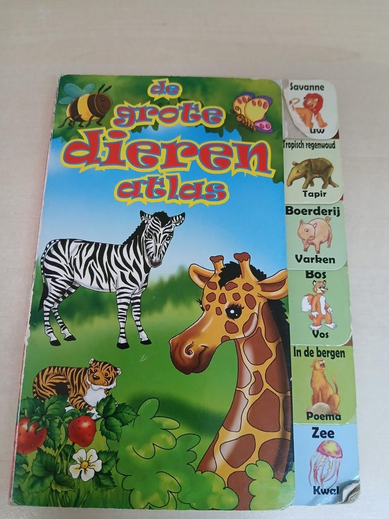 De Grote Dieren Atlas - Leerzaam kinderboek, Boeken, Kinderboeken | Jeugd | onder 10 jaar, Ophalen of Verzenden, Gelezen, Onbekend