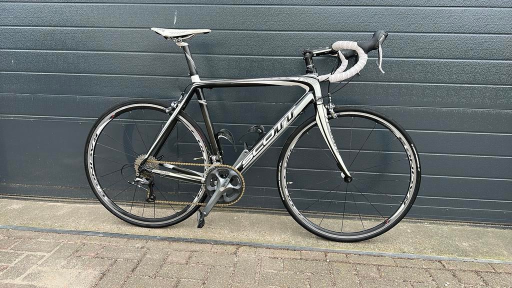 Scott addict carbon frame, Fietsen en Brommers, Overige merken, Gebruikt, Carbon, Velgrem