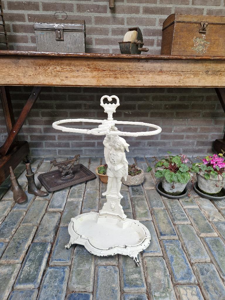 antieke gietijzeren paraplu standaard, Ophalen of Verzenden