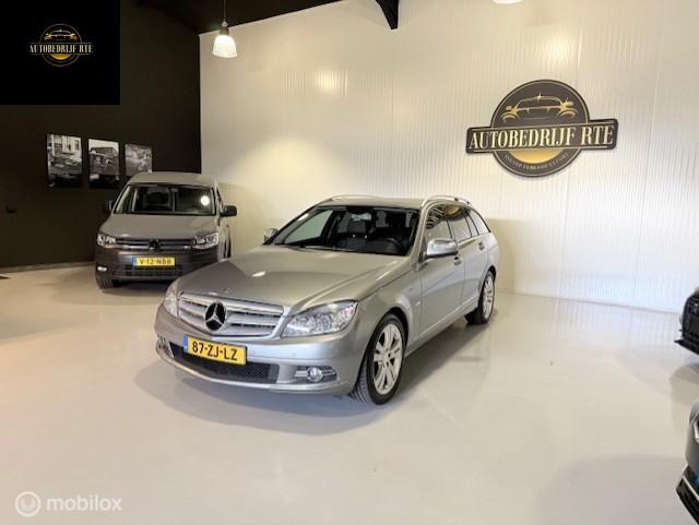 Mercedes C-klasse Estate 230 Avantgarde GOED ONDERHOUDEN, Auto's, Mercedes-Benz, Achterwielaandrijving, Zwart, 2496 cc, Leder en Stof