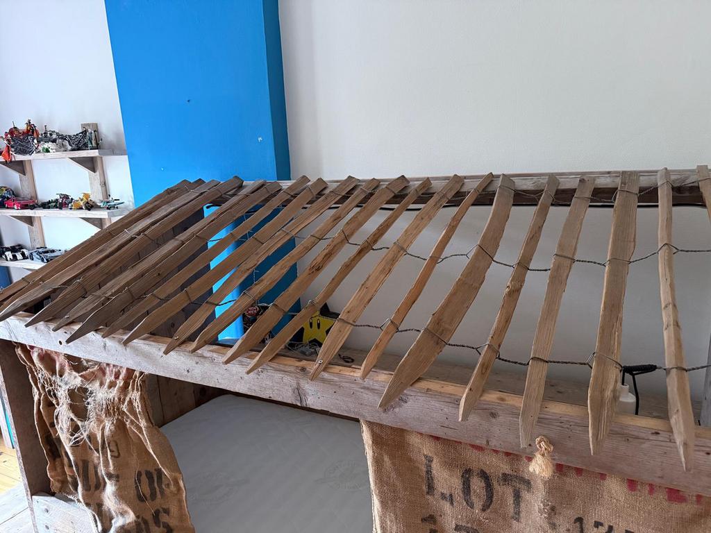 Unieke steigerhouten jongenskamer –  op maat gemaakt!, Ophalen, Zo goed als nieuw, Jongetje of Meisje