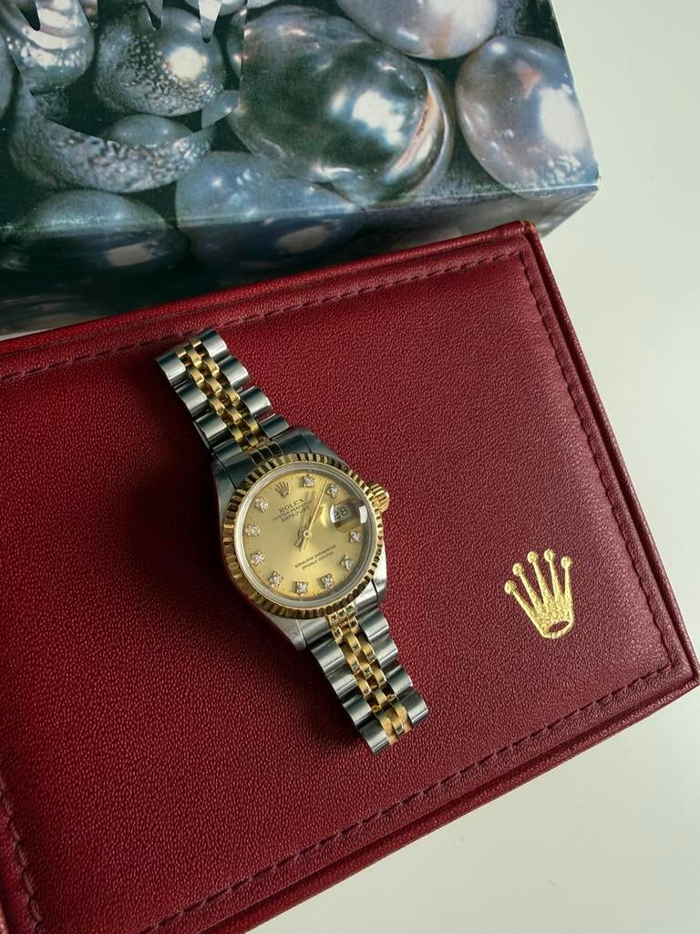Originele dames Rolex Datejust 26mm, Ophalen, Staal, Overige merken, 1960 of later