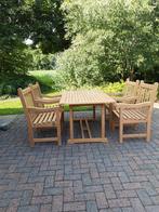 Prachtige teak en garden tuinset, Tuin en Terras, Ophalen, 4 zitplaatsen, Teakhout, Zo goed als nieuw