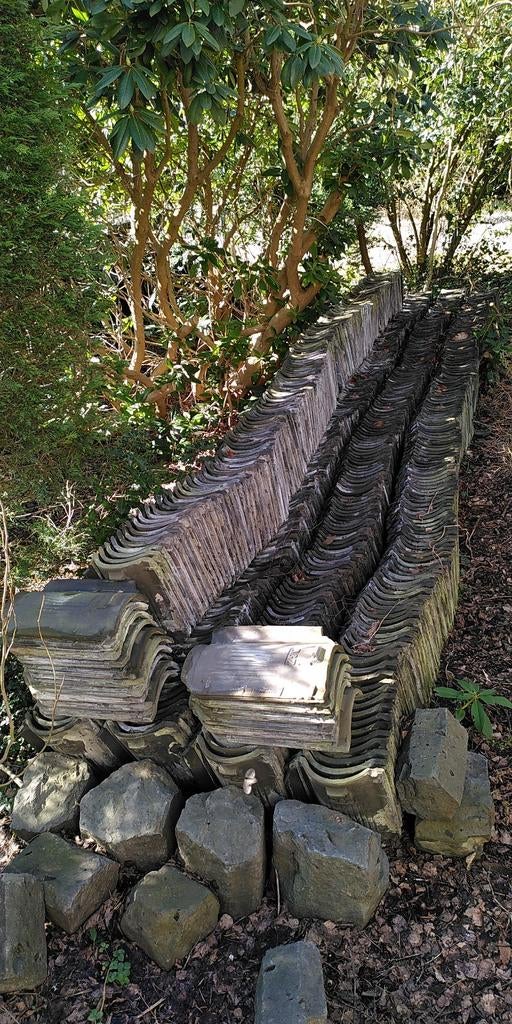 OVH dakpannen ca 950 stuks, Doe-het-zelf en Verbouw, Dakpannen en Dakbedekking, Ophalen, Gebruikt, Steen of Klei, 15 m² of meer