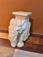 Bijzettafel vintage XXL olifant keramiek, Ophalen, Zo goed als nieuw, Vintage jaren 70, Overige vormen