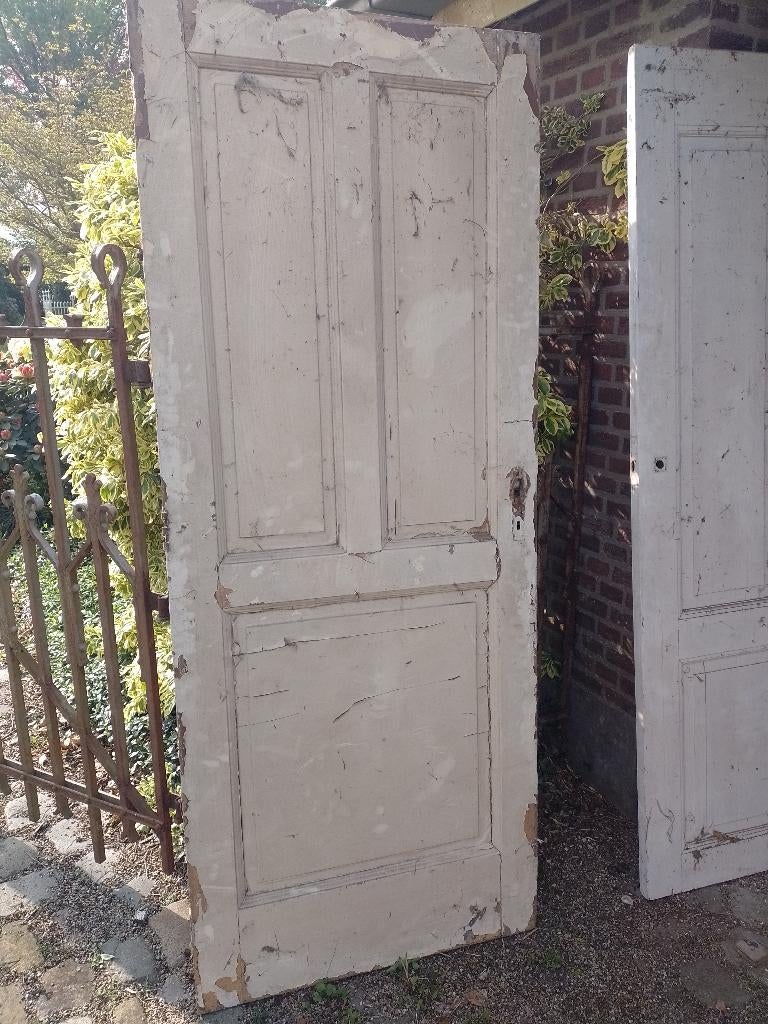 paneeldeuren, Doe-het-zelf en Verbouw, Deuren en Horren, Ophalen, Gebruikt, 80 tot 100 cm, Binnendeur