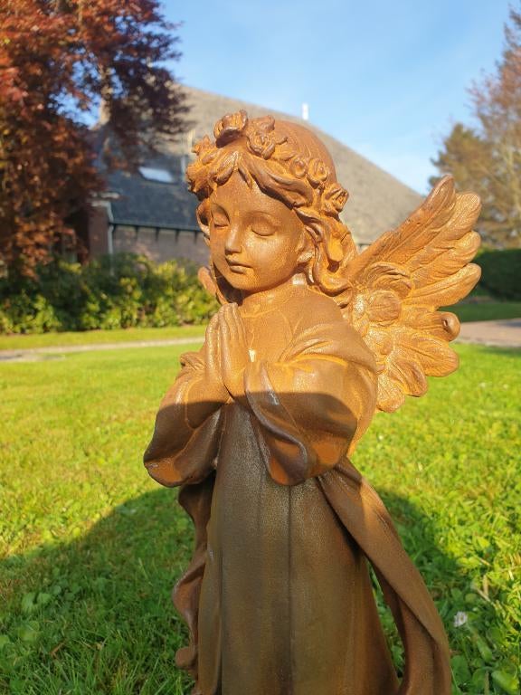 gietijzeren engel sophie, Tuin en Terras, Tuinbeelden, Overige typen, Ophalen of Verzenden, Atw, Metaal