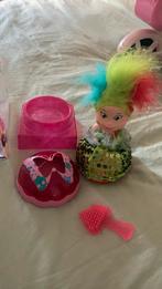 Cupcake Surprise Tutzie Troll Pop met borsteltje, Ophalen of Verzenden, Zo goed als nieuw, Meisje