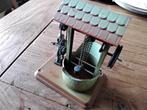 Stoommachine aandrijfmodel man achter waterput  fleischmann, Ophalen of Verzenden, Zo goed als nieuw, Groter dan 1:32