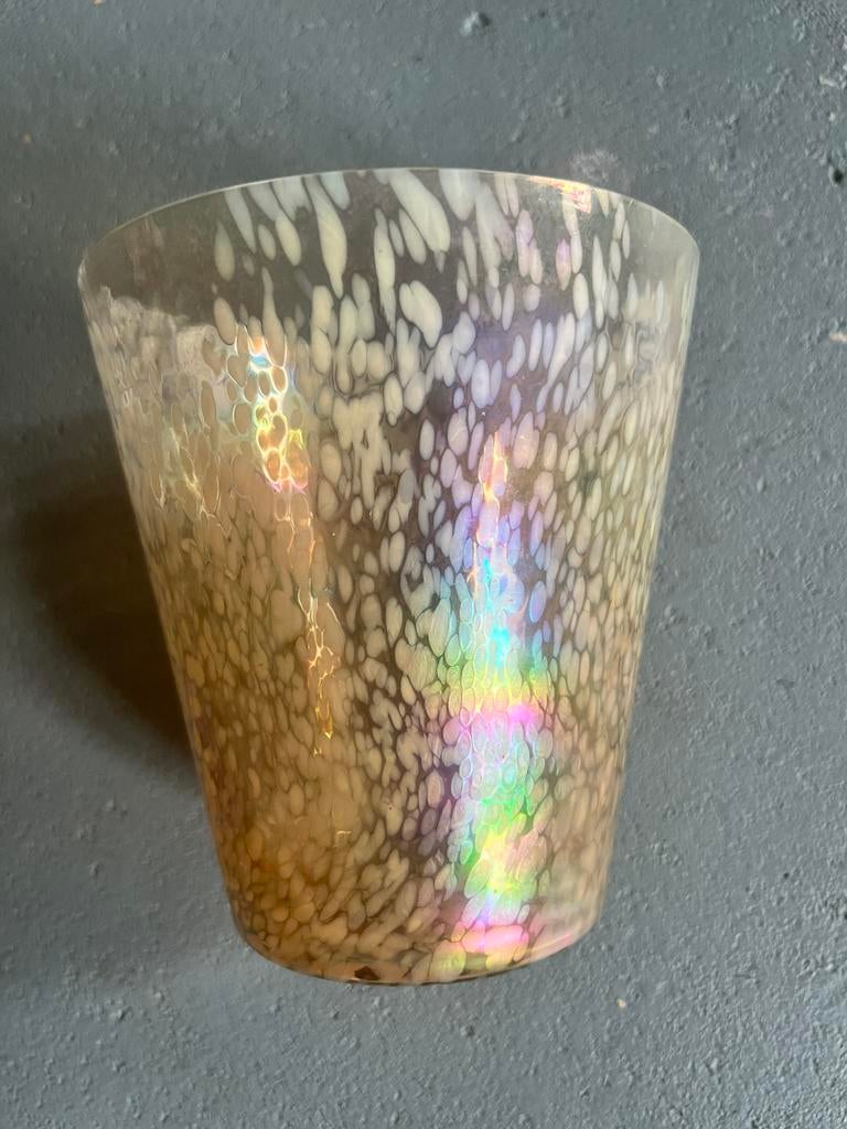 Prachtig iriserend art nouveau druiven was glas Loetz?, Antiek en Kunst, Antiek | Glas en Kristal, Ophalen of Verzenden
