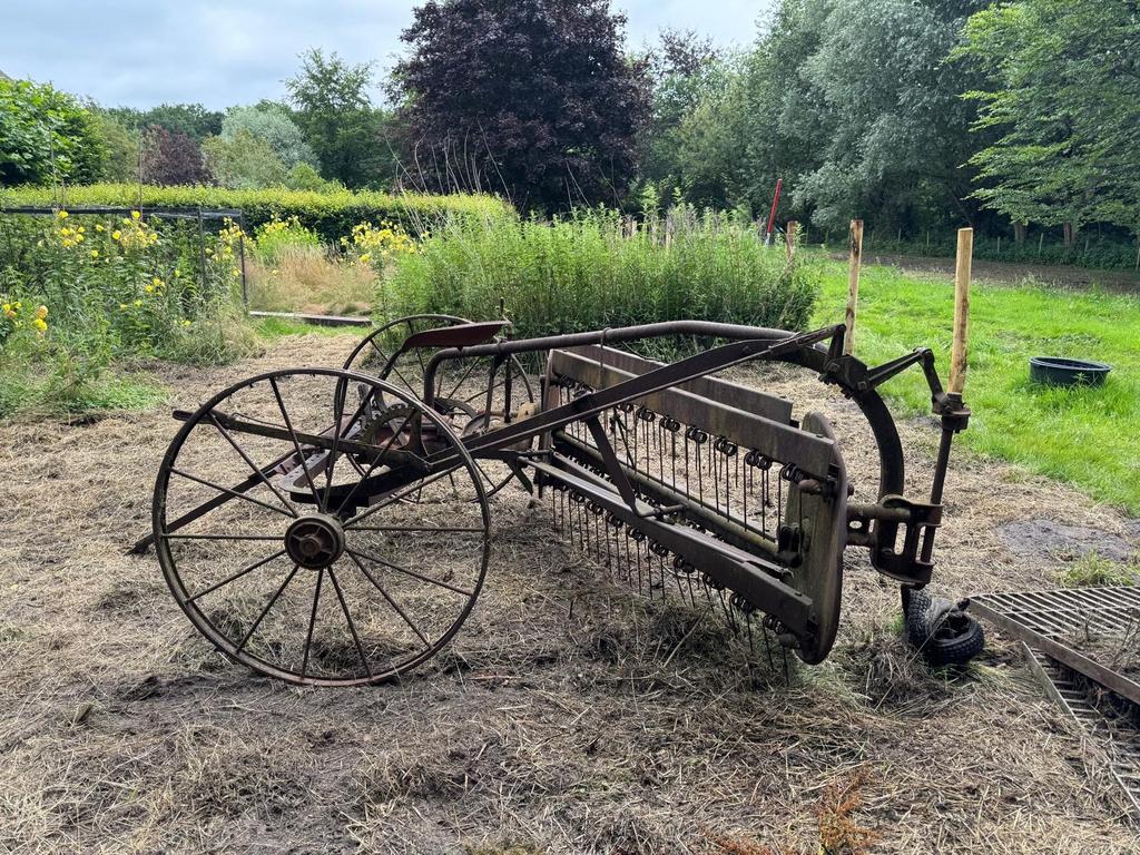 Antieke Hooihark - Decoratief Landbouwwerktuig, Ophalen
