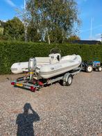 Rib met 50 pk honda 4 takt., Zo goed als nieuw, Benzine, Minder dan 70 pk, Overige materialen