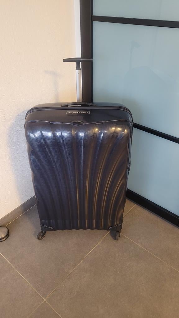 SAMSONITE C-LITE SPINNER 86CM XXL KOFFER MIDNIGHT BLUE, Sieraden, Tassen en Uiterlijk, Koffers, Ophalen, Hard kunststof, Slot