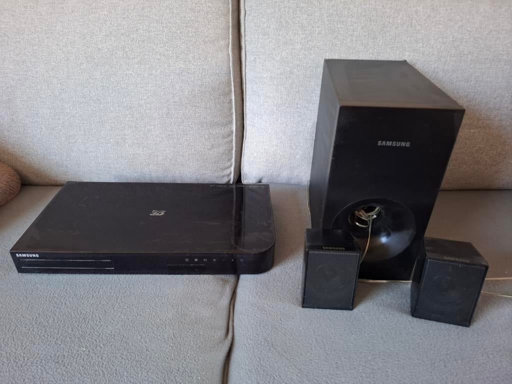 Samsung bluray set, Ophalen of Verzenden, Zo goed als nieuw, Overige merken, Blu-ray-speler