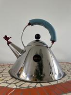 Alessi fluitketel met vogelfluitje.  Design: Michael Graves, Ophalen, Gebruikt