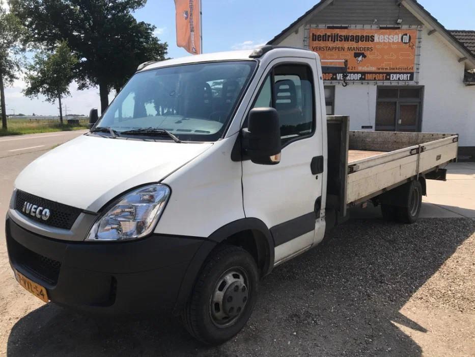 Iveco Daily 40C13 2.3 HPI Euro 4 Pick-Up Open Laadbak Kraan, Gebruikt, Iveco, Wit, Origineel Nederlands