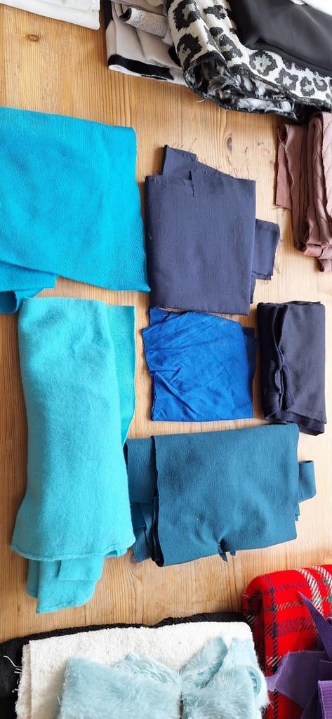 Stoffen, Voeringstof, voile, tricot,, Hobby en Vrije tijd, Stoffen en Lappen, Ophalen, Overige kleuren, Zo goed als nieuw, Katoen