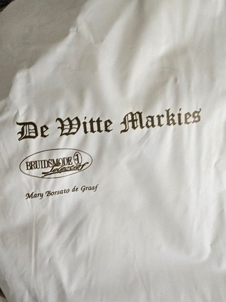 Trouwjurk maat 44, Ophalen of Verzenden, Zo goed als nieuw, Wit, Trouwjurk